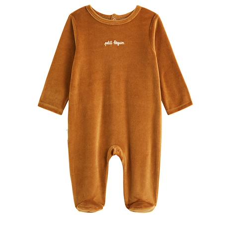 Lot de 2 pyjamas bébé en velours Marron 6 - vertbaudet enfant 