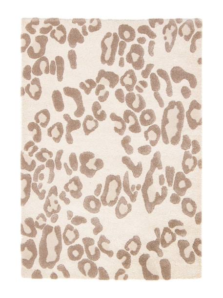 Tapis aux motifs léopard épais et confortable wilderness Beige sable 1 - vertbaudet enfant 