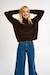 Jean taille haute, coupe évasée Black denim+Denim blue+Denim dark blue 8 - vertbaudet enfant 