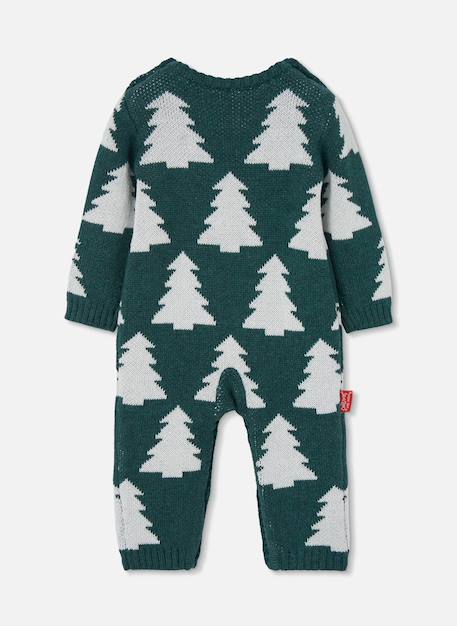 Pyjama bébé imprimée sapins de noël Vert 2 - vertbaudet enfant 