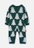 Pyjama bébé imprimée sapins de noël Vert 2 - vertbaudet enfant 