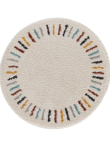 Tapis enfant rond tout doux arpege Beige sable 1 - vertbaudet enfant 