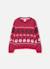 Pull de noël imprimé père noël Rouge 1 - vertbaudet enfant 