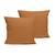 Lot de 2 taies d'oreiller percale de coton Blanc+Kaki+Terracotta 10 - vertbaudet enfant 