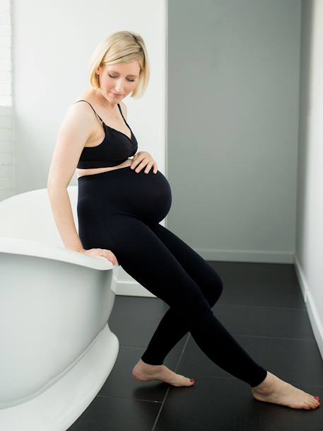 Legging de grossesse tissu stretch à mémoire de forme CARRIWELL Noir 3 - vertbaudet enfant 
