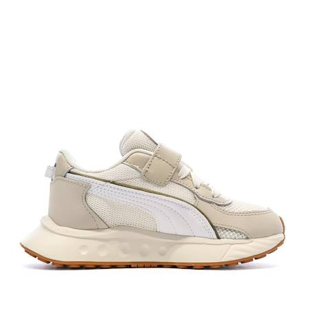 Baskets garçon wild Beige 3 - vertbaudet enfant 