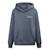 Sweat fille hoody Gris+Violet 1 - vertbaudet enfant 