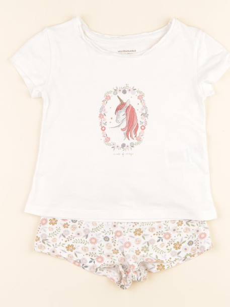 Pyjama coton - 2 ans Blanc 1 - vertbaudet enfant 