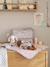 Sac à langer et accessoires personnalisable en bois FSC® Cœur fondant+Marguerite 9 - vertbaudet enfant 