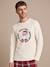 Pyjama homme Capsule Famille écru 3 - vertbaudet enfant 