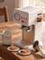Machine à café rétro Flower en bois FSC® rose 1 - vertbaudet enfant 