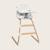 Chaise haute évolutive dalia ultra-légère jusqu’à 60 kg Grey stone+Grey stone natural 9 - vertbaudet enfant 