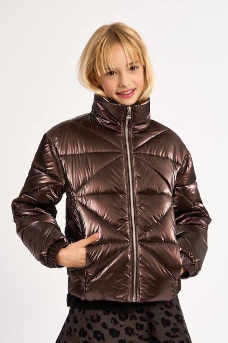 Doudoune matelassée à zip Chocolate 1 - vertbaudet enfant 