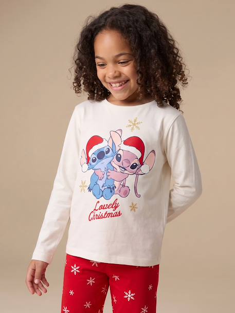 Pyjama de Noël Lilo et Stitch rouge 10 - vertbaudet enfant 