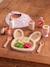 Set repas poupon en bois FSC® rose 1 - vertbaudet enfant 