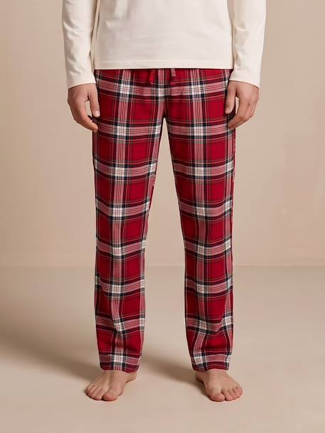 Pyjama homme Capsule Famille écru 4 - vertbaudet enfant 