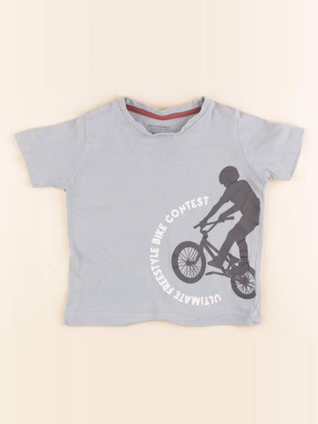 Tee-shirt - 2 ans Bleu 1 - vertbaudet enfant 