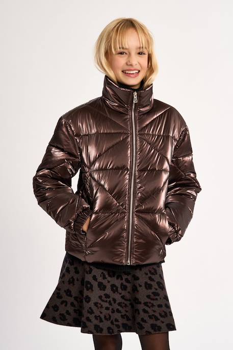Doudoune matelassée à zip Chocolate 4 - vertbaudet enfant 