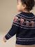 Pull jacquard bébé garçon manches longues marine 6 - vertbaudet enfant 