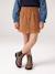 Jupe en velours poches coeur fille anthracite+bleu canard+camel+mauve 10 - vertbaudet enfant 