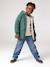 Parka à capuche réversible garçon bronze+vert sauge 15 - vertbaudet enfant 