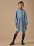 Robe imprimée en velours fille Imprimé klein 4 - vertbaudet enfant 