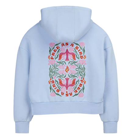Sweat à capuche garçon hoody Bleu 3 - vertbaudet enfant 