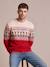 Pull de Noël Adulte Mixte Capsule Famille rouge 3 - vertbaudet enfant 
