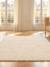 Tapis doux à relief en polyester recyclé murmure Beige sable+Blanc pur 8 - vertbaudet enfant 