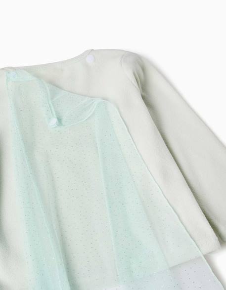Pyjama en polaire avec elsa et cape Vert 3 - vertbaudet enfant 