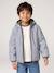 Blouson réversible réfléchissant garçon à capuche kaki 1 - vertbaudet enfant 