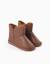 Bottines à doublure en peluche douce synthétique Marron 2 - vertbaudet enfant 