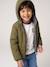 Blouson réversible réfléchissant garçon à capuche kaki 3 - vertbaudet enfant 