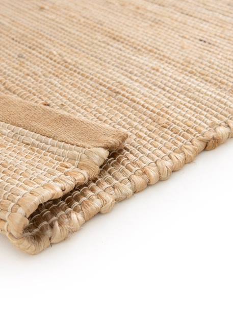 Tapis en jute tressé fait main terra Beige sable 4 - vertbaudet enfant 