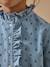 Robe imprimée en velours fille Imprimé klein 3 - vertbaudet enfant 