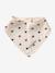 Lot 3 bavoirs bandanas en gaze de coton Babylone+Bord de mer+Broceliande+Coeur fondant+Dans les bois+Hanoi+Hérisson+Hygge+lot renard+Mon coeur+Tanzanie 24 - vertbaudet enfant 
