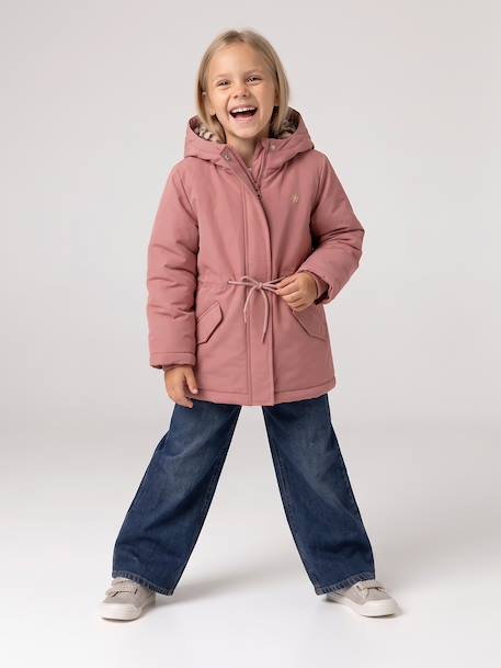 Parka 3 en 1 fille amovible blush+marine 6 - vertbaudet enfant 