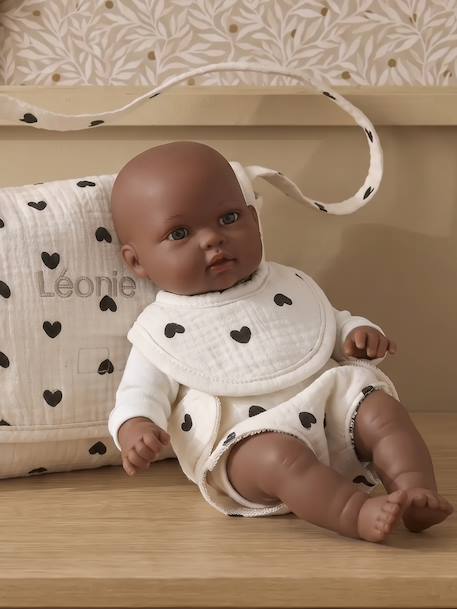 Sac à langer poupon personnalisable + couche + bavoir CHERRY+Cœur fondant+Sherpa 7 - vertbaudet enfant 