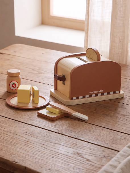 Grille pain en bois FSC® caramel 1 - vertbaudet enfant 