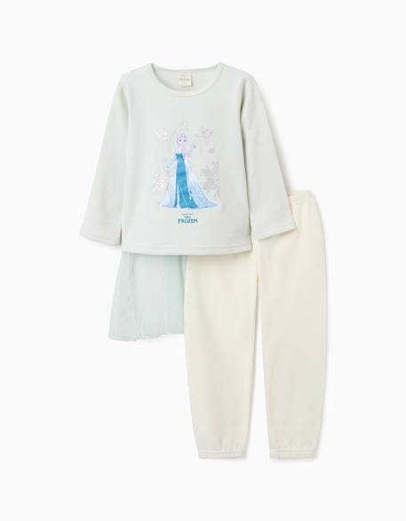 Pyjama en polaire avec elsa et cape Vert 1 - vertbaudet enfant 