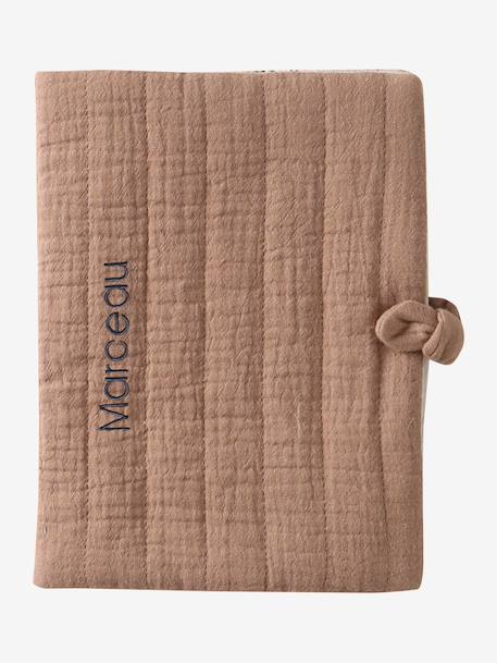 Protège carnet de santé en gaze de coton cappuccino+Coeur fondant+Hygge 4 - vertbaudet enfant 