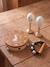 Set 3 instruments : maracas, tambourin, grelots en bois FSC® Rétro Flower 1 - vertbaudet enfant 