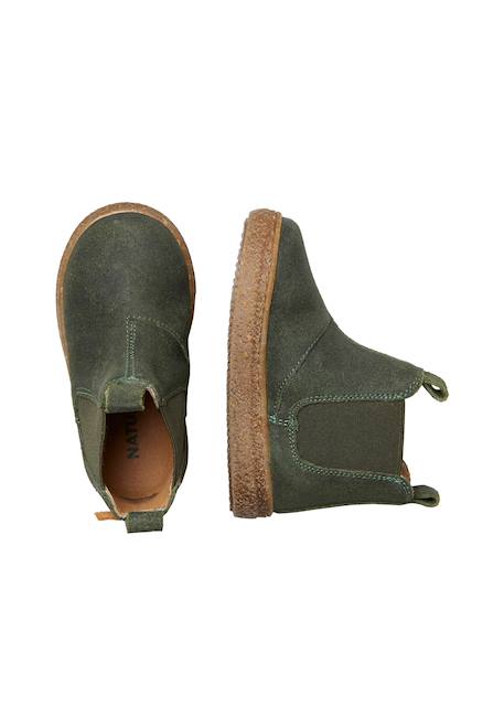 Casual chelsea boots figus Vert foncé- 4 - vertbaudet enfant 