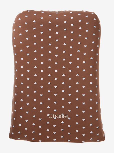 Lot 2 housses matelas a langer Coeur fondant 5 - vertbaudet enfant 