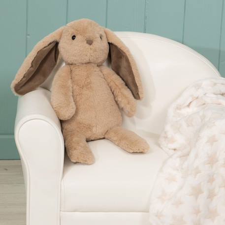 Doudou lapin et son plaitoilé 05 Marron 4 - vertbaudet enfant 