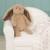 Doudou lapin et son plaitoilé 05 Marron 4 - vertbaudet enfant 