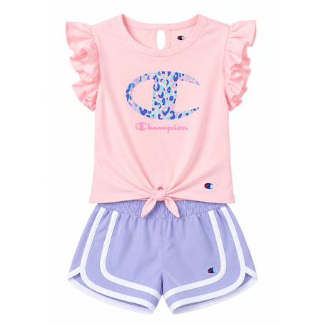 Ensemble fille t-shirt et short - vertbaudet enfant