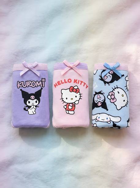 Lot de 3 culottes hello kitty fille Rose et violet 2 - vertbaudet enfant 