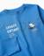 T-shirt en coton à manches longues avec imprimé create Bleu 3 - vertbaudet enfant 