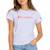 T-shirt fille à manches courtes script Bleu 1 - vertbaudet enfant 
